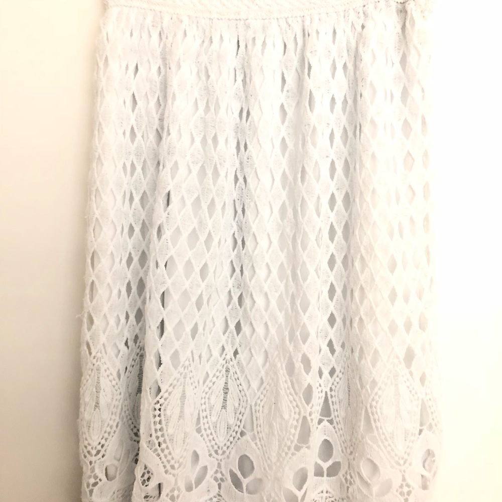 FUN & FLIRTY WHITE SKIRT SZ LG